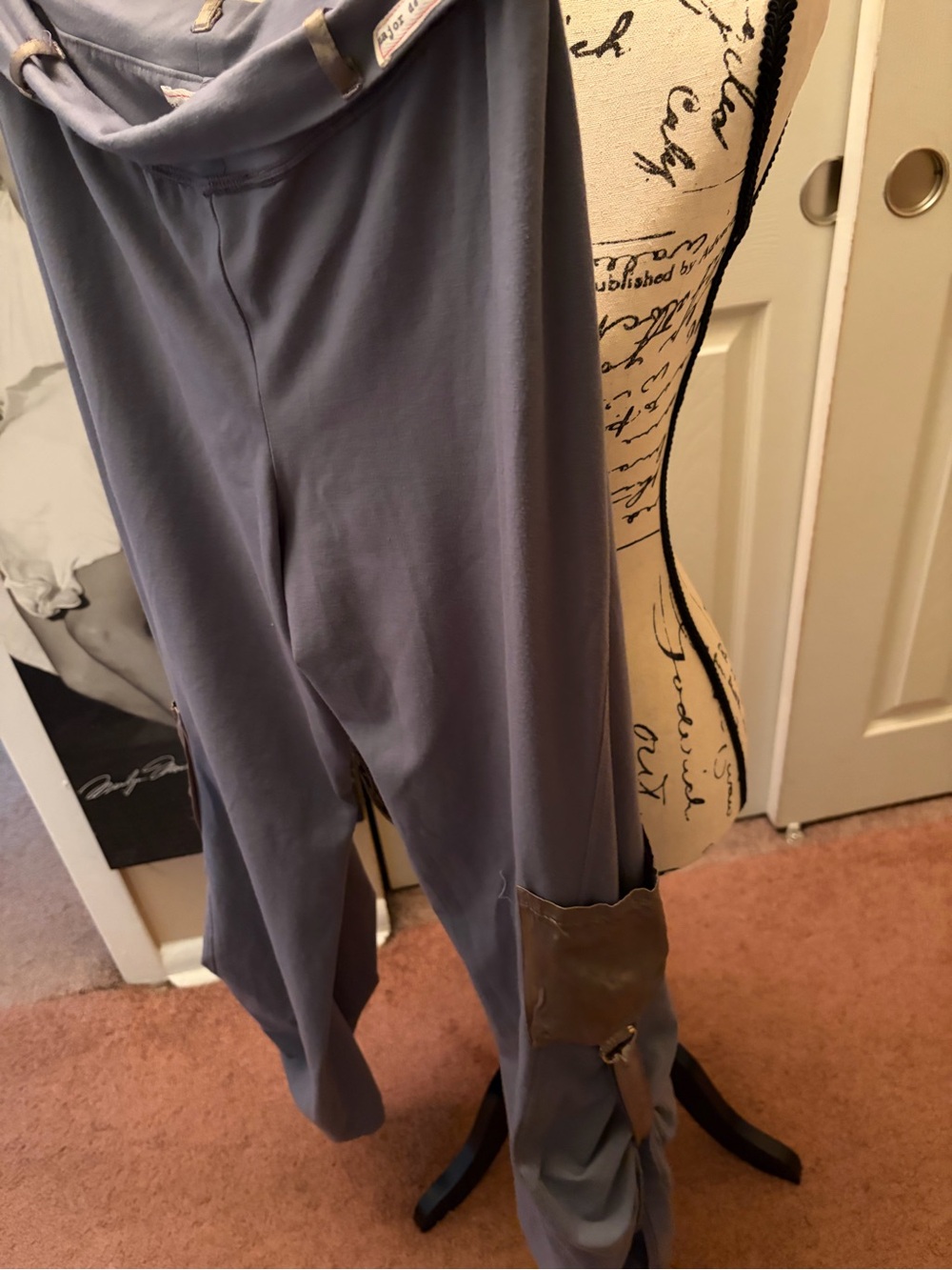 YK2 Major de Lema slate blue cargo pants set. S - Picture 4 of 6